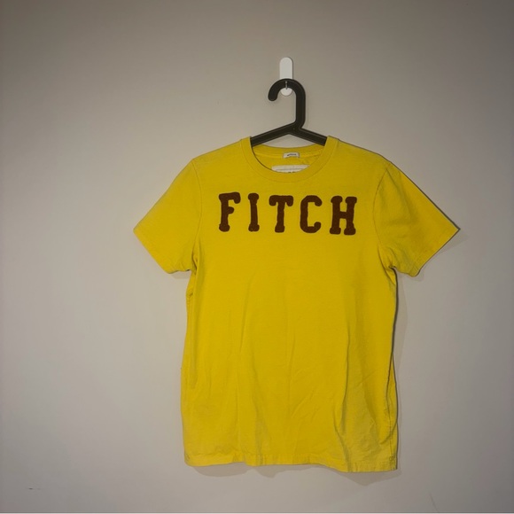 Abercrombie & Fitch Other - Abercrombie & Fitch Yellow Tee with Brown Logo